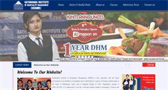Desktop Screenshot of kihm.edu.np